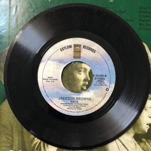 Jackson Browne Stay/Rosie Vinyl 45 Record '77